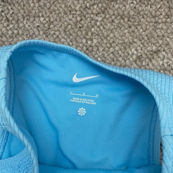 Nike Women’s Swim 2 Piece Light Blue Bikini Matching Swim Set Sz L NWT - Picture 4 of 8